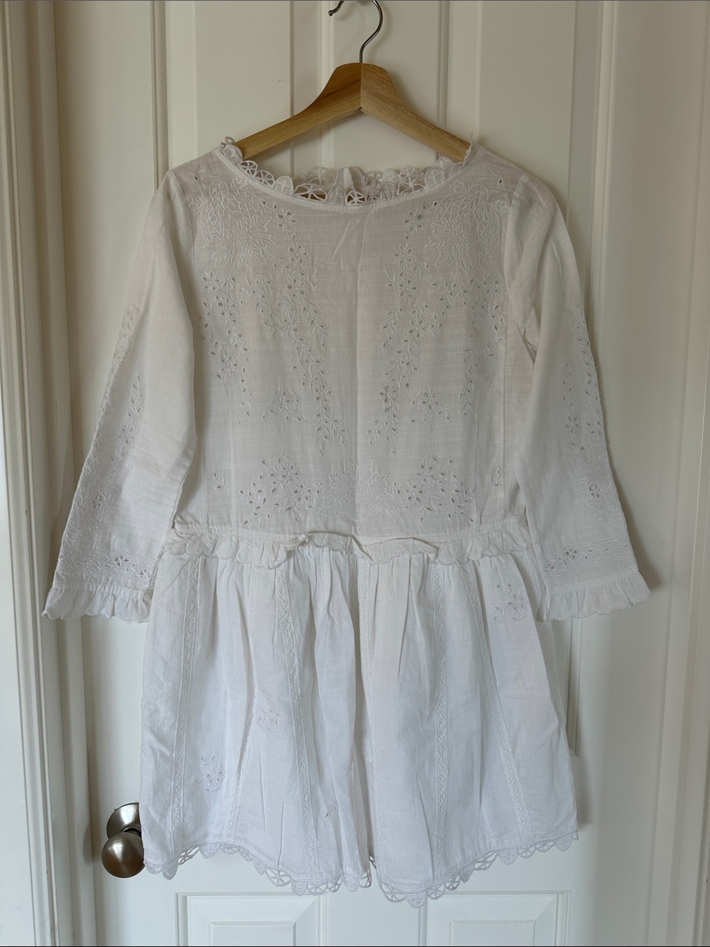 Zadig & Voltaire White Eyelet Dress